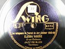 78 rpm Swing 212 Claude Abadie feat BORIS VIAN cnt Jazz me Blues / Tin Roof Blue