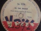 V DISC,GLENN MILLER, IN THE MOOD+ MEDLEY  VDISC 123  78RPM