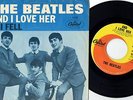 RARE ORIGINAL US Beatles Single 1964 And I love her Capitol 5235