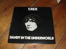 T.REX - Dandy in the Underworld  LP UK 1st press.1977.die cut sleeve .Marc Bolan