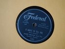 James Brown Federal # 12352   VG+  78 RPM
