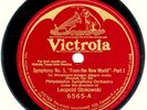 RED 'BATWING'  LABEL VICTOR: STOKOWSKY CONDUCTS DVORAK NEW WORLD' SYMPHONY(1925)