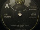 DON THOMAS-Come On Train-Rare Northern Soul-UK PROMO-Hear