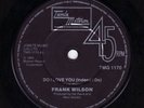 Frank Wilson Do I Love You (Indeed I Do) B/w Sweeter as the days go by TMG1170