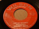 THE VELVET HAZE WILSON W-2 LAST DAY ON EARTH / BAD WOMEN -VERY RARE -LISTEN