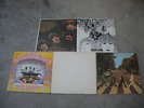 THE BEATLES-5 LP'S-WHITE ALBUM-POSTER-ABBY ROAD-REVOLVER-MAGICAL MYSTERY TOUR