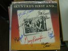 Lynyrd Skynyrd First and Last AUTOGRAPHED LP COA