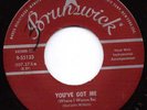 ROCKABILLY--WAYNE WALKER-- (W/ EDDIE COCHRAN)--HEAR BOTH- 1959 BRUNSWICK