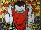 Chaos UK / Death Side - split lp punk chaos u.k. death side japan gism gauze gai