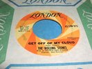 ROLLING STONES Get Off Of My Cloud 45 Orig London Orange Swirl PROMO