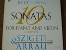 Vanguard SRV-300/3 Beethoven 10 Sonatas For Piano & Violin Arrau Szigeti 4 Lp
