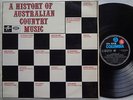HISTORY OF AUSTRALIAN COUNTRY MUSIC Lp ORIG 30s/40s Slim Dusty Buddy Williams