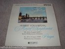 Karajan - Mozart Symphonies 29 / 38 - Orig UK Columbia SAX 2335 - Rare - Nice