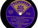 BLUE TELEFUNKEN: GASPAR CASSADO PLAYS TARTINI CONCERTO MOVEMENT (1936)