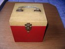 METAL RECORD CASE w/25 LATE 70s/EARLY 80s ROCK 45s - QUEEN;AEROSMITH;REO;STYX