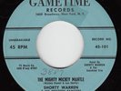 SHORTY WARREN - Gametime 101 - The Mighty Mickey Mantle - HILLBILLY TRIBUTE VG+