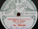 JAN KUBELIK Fonotipia 224 Serenade/Danse Hongroise