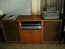 Retro TEAK TIMBER THORN STEREO RECORD PLAYER RADIO 2 SEP LARGE SPEAKERS