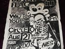 RARE 1981 BLACK FLAG FLYER WASTED YOUTH CIRCLE ONE @ CUCKOO'S NEST PUNK KBD
