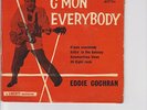 EDDIE COCHRAN - C'MON EVERYBODY- 4 TRACK UK LONDON EP 1214
