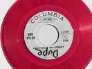 Bob Dylan-Positively 4th Street-Columbia White Label DJ Red Vinyl Wax-1965-Lstn