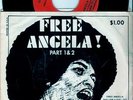 LARRY SAUNDERS Free Angela   GOLDEN TRIANGLE 70's Soul PICTURE SLEEVE VG++/M-