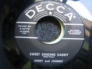 HEAR Hick Rockabilly/Hillbilly Jimmy & Johnny -Sweet Singing Daddy - DECCA 45