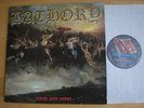 BATHORY - Blood Fire Death LP 1.PRESS Under One Flag 1988 BLACK METAL Klappcover