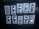 The BEATLES - A HARD DAY'S NIGHT  WARUS CIGARETTE TRADING CARDS  FULL SET OF TEN