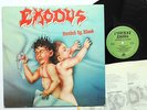 EXODUS -Bonded by Blood LP 1985 ORIG. COVER Combat Rec. USA  metallica slayer