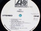 YES Fragile DJ WLP Promo White Label 1st SD 7211 Gatefold Roger Dean Art