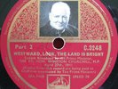 WINSTON CHURCHILL - 3 Disc Set - Westward Look the Land is Bright - WW2