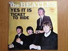 The Beatles TICKET TO RIDE / YES IT IS Capitol 5407 45 Picture Sleeve Only VG++
