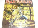 IRON MAIDEN - PIECE OF MIND (LP SLEEVE SIGNED)