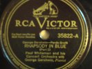 GEORGE GERSHWIN PAUL WHITEMAN RCA VICTOR 12