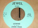 John Fred-Jewel 736-Rock/Garage-Lenne-VG+,light surface wear. LISTEN TO CLIP