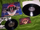 TANK FILTH HOUNDS OF HADES 1982 LP WITH STICKER & 7