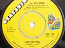 NORTHERN SOUL UK 45 - AL WILLIAMS - I Am Nothing - GRAPEVINE #136 (From 1980)