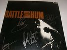 U2 - RATTLE AND HUM - LP SLEEVE (SIGNED)