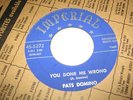 FATS DOMINO RARE 1ST PRESSING 45(IMPERIAL 5272)LITTLE SCHOOL GIRL//UNPLAYED
