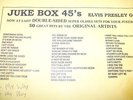 Elvis Presley Jukebox Gold set. 27 records Wurlitzer, Seeburg Rockola.Ami etc