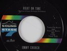 Northern Soul 45 JIMMY CHURCH Right On Time SS7 HEAR VG++