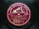 ALBERTA HUNTER w/ JACK JACKSON ORCH. 'STARS FELL ON ALABAMA' HMV UNISSUED USA