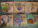 Purple Puzzle Tree Bible Stories LP Album Set 70s Children Story Book Christian