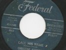 Christine KITTRELL Call his name 45 killer R&B MOD northern soul POPCORN hear ??