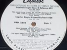 RARE 1958 Capitol promo LP Frank Sinatra,Nat Cole,Nelson Riddle,Esquerita sealed