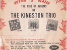 KINGSTON TRIO--RARE 4-PROMO ONLY EP PAPER PICTURE SLEEVE + 45-(HOTTER 'N BLAZES)