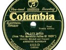 ANNETTE HANSHAW 78 RPM RECORD Columbia 1812-D, Big City Blues & That's You, Baby