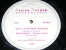 12 inch CIVIL DEFENSE 78 rpm Record Paul Weston SAMMY KAYE Heads UP America