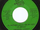 Rare Detroit Modern Soul 45: Emanuel Laskey – I’d Rather Leave on My Feet - DT
